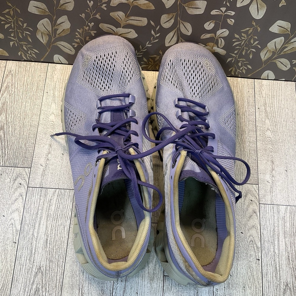 ON Women's Cloud X Running Sneaker Shoes, Lavender/Ice, 9.5 Medium US *READ* - Picture 6 of 10